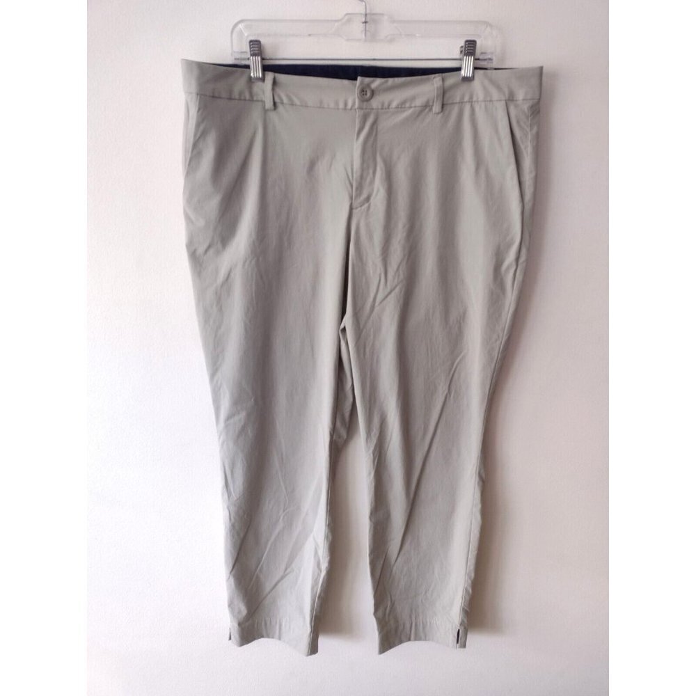 Eddie Bauer Travex Hiking Pants Women's Size 16 Tan Stretch Lightweight Outdoor